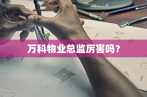 万科物业总监厉害吗？
