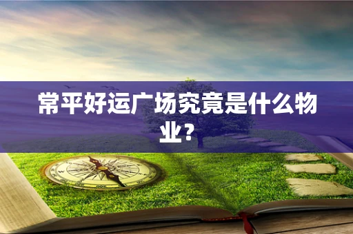 常平好运广场究竟是什么物业？