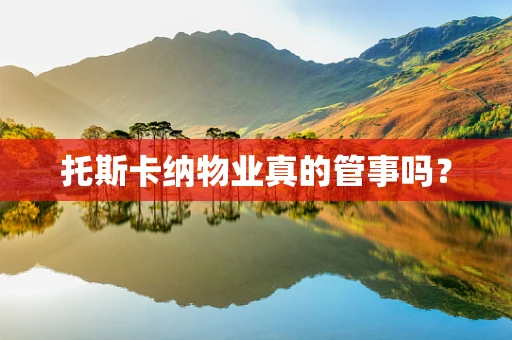 托斯卡纳物业真的管事吗？