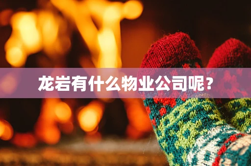 龙岩有什么物业公司呢？