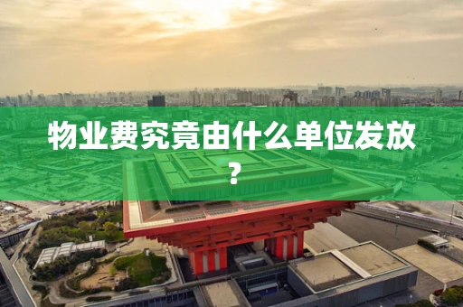 物业费究竟由什么单位发放？