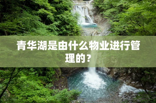 青华湖是由什么物业进行管理的？