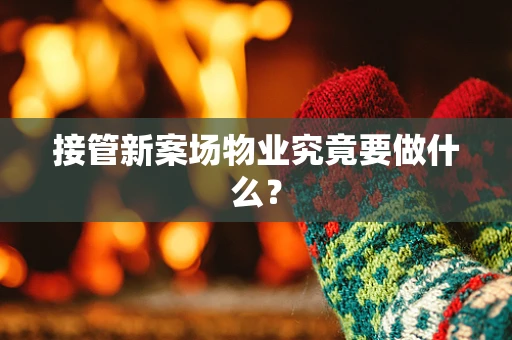 接管新案场物业究竟要做什么？