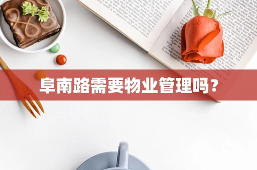 阜南路需要物业管理吗？