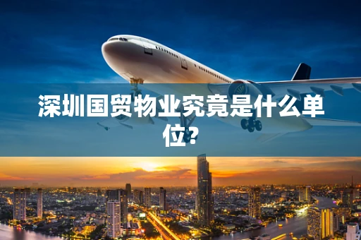 深圳国贸物业究竟是什么单位？