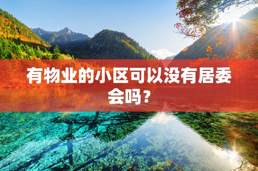 有物业的小区可以没有居委会吗？