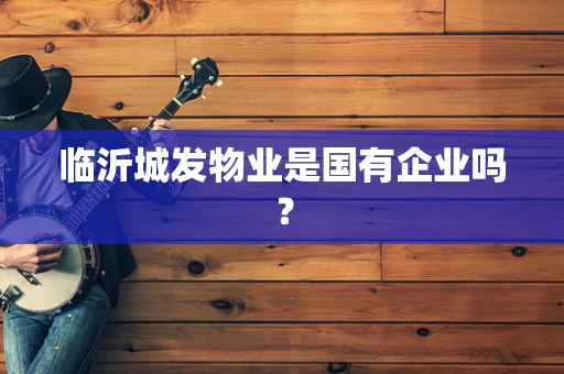 临沂城发物业是国有企业吗？