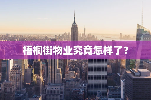 梧桐街物业究竟怎样了？