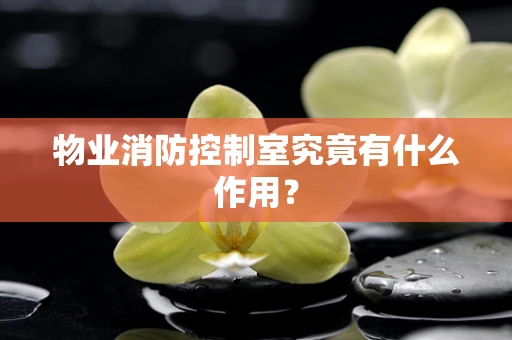 物业消防控制室究竟有什么作用？