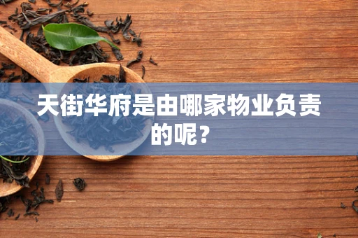 天街华府是由哪家物业负责的呢？