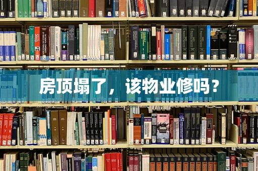 房顶塌了，该物业修吗？