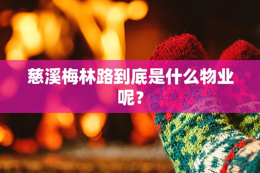 慈溪梅林路到底是什么物业呢？