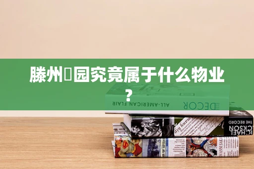 滕州琇园究竟属于什么物业？