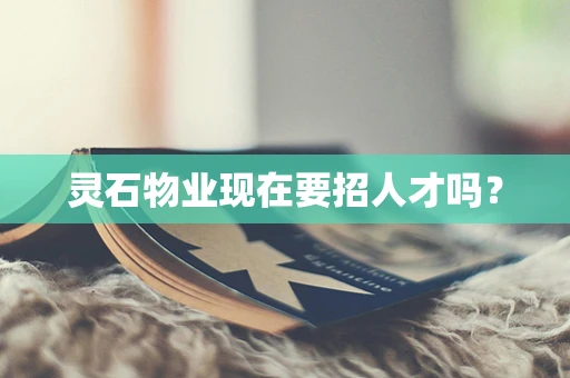 灵石物业现在要招人才吗？