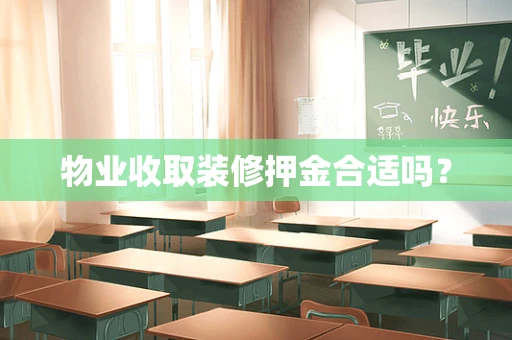 物业收取装修押金合适吗？