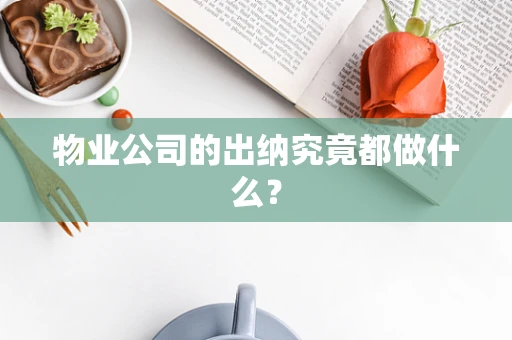 物业公司的出纳究竟都做什么？