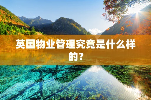 英国物业管理究竟是什么样的？