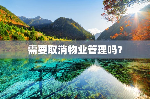 需要取消物业管理吗？