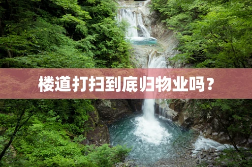 楼道打扫到底归物业吗？