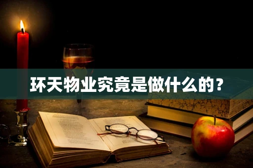 环天物业究竟是做什么的？