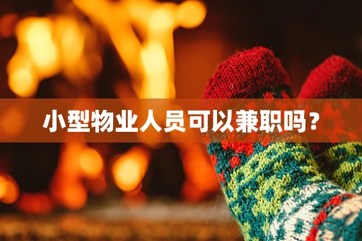 小型物业人员可以兼职吗？