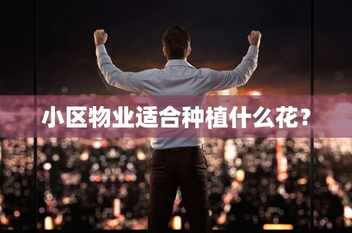 小区物业适合种植什么花？
