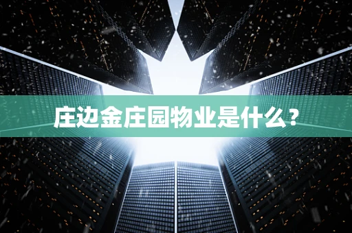 庄边金庄园物业是什么？