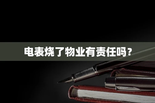 电表烧了物业有责任吗？