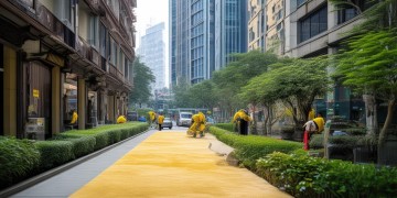 广州的物业会免费洗地毯吗？