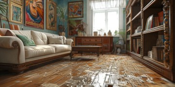 客厅不防水，物业该负责吗？