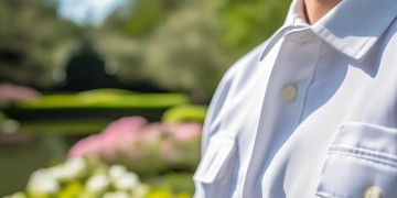 物业夏季白色制服究竟是什么样的？