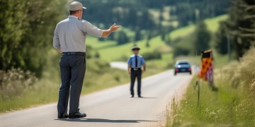 物业替交警拦路，合法吗？