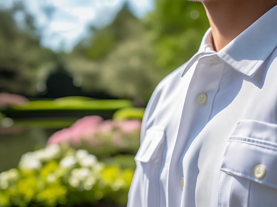物业夏季白色制服究竟是什么样的？
