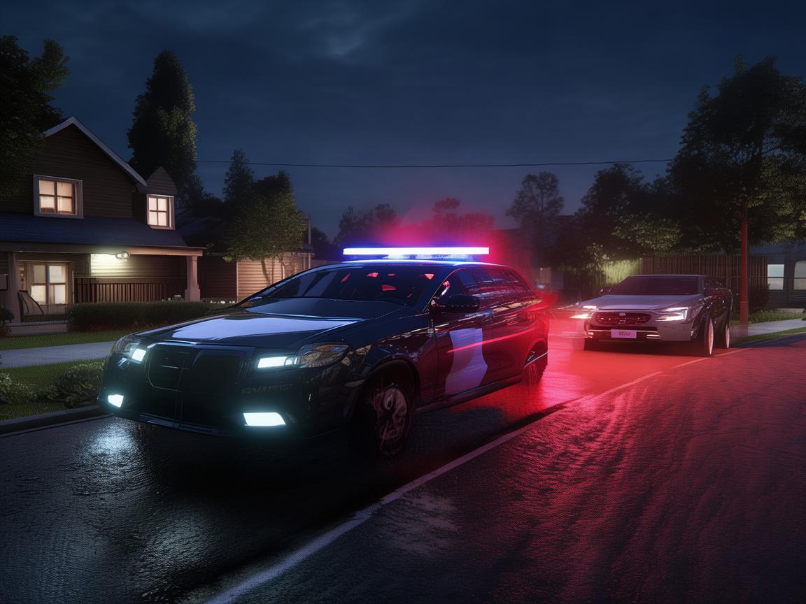 物业开警车，这违法吗？