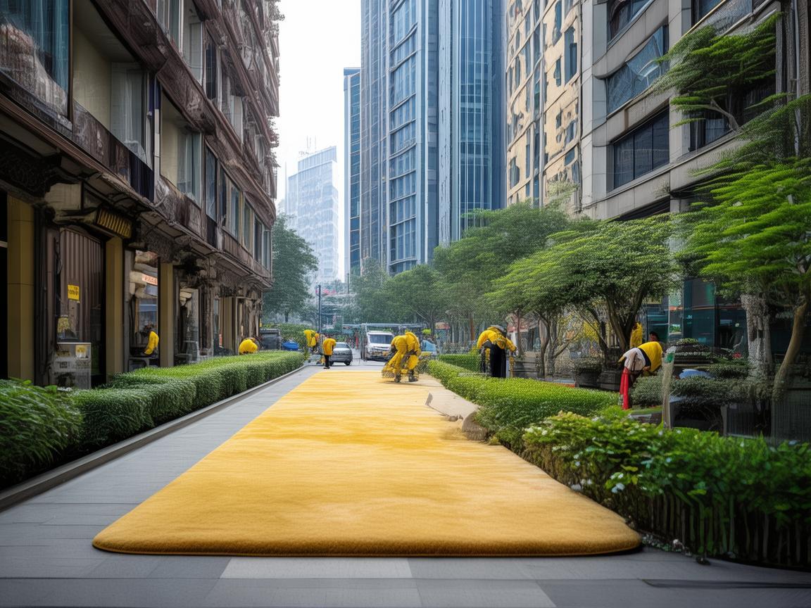 广州的物业会免费洗地毯吗？